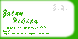 zalan mikita business card